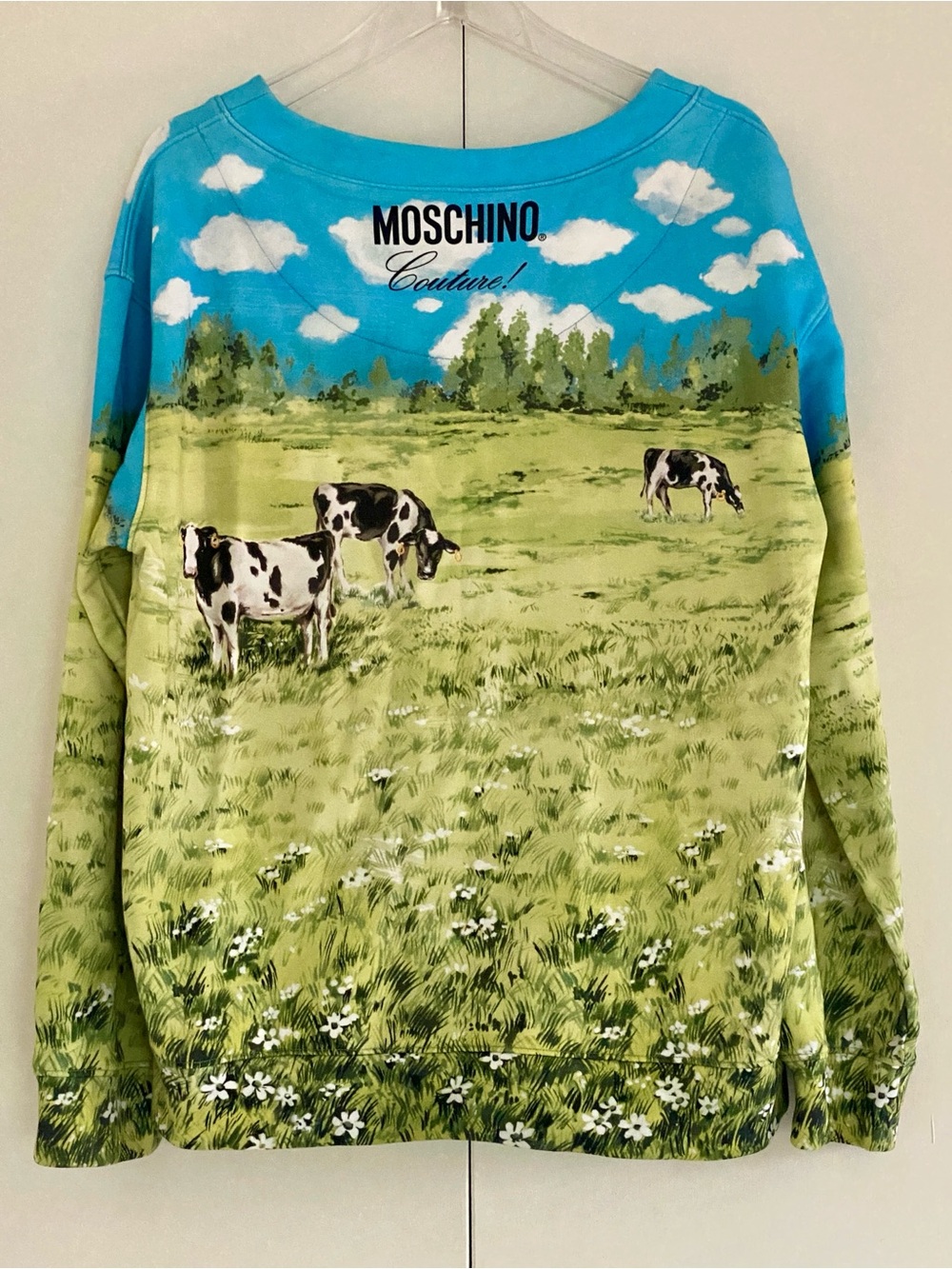 Moschino - Countryside Cotton Sweatshirt - FW21 Collection - Fall-Winter 2021 - Picture 3 of 16